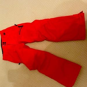 Boys size small teen red ski pants